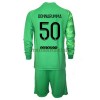 Maillot de Gardien à Manches Longues Paris Saint-Germain Gianluigi Donnarumma 50 Troisième 2021-22 Pour Enfant